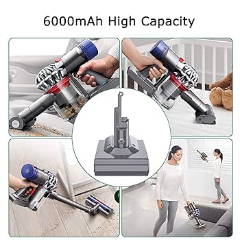 Amazon.com: Upgraded 6.0Ah V8 SV10 Battery 215681